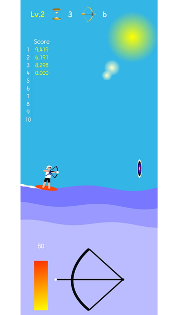 #3. Surfing Archery (Android) By: SHJeong