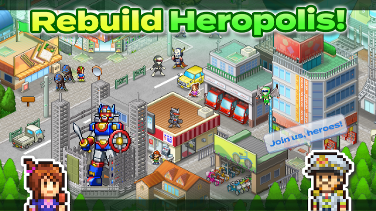 #6. Legends of Heropolis DX (Android) By: Kairosoft