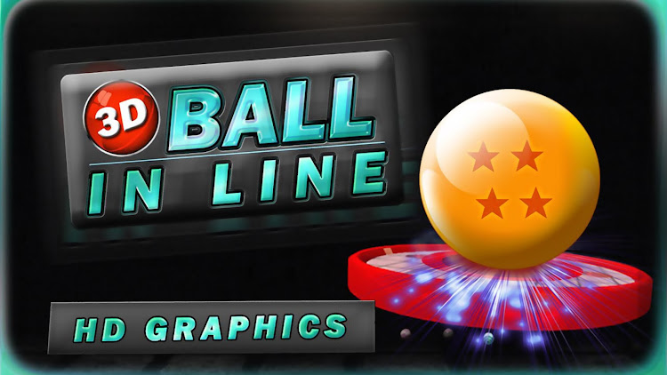 #6. 3D BALL IN LINE (Android) By: Yes Games Studio