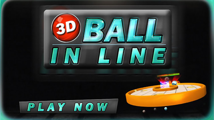 #9. 3D BALL IN LINE (Android) By: Yes Games Studio