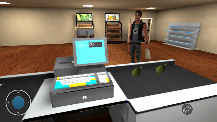 #5. Supermarket Store Sim Cashier (Android) By: GrumpyBits Studio