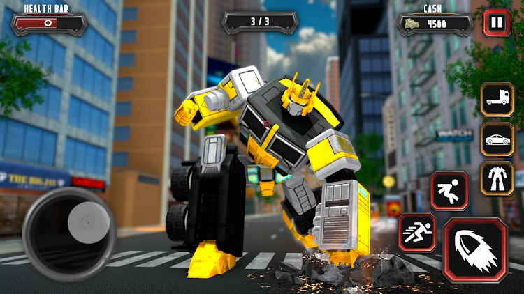 #3. Car Robots Transformation War (Android) By: Berry Blue Productions