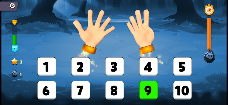 #5. Finger Maths Trainer for Kids (Android) By: Linda Schnetzinger