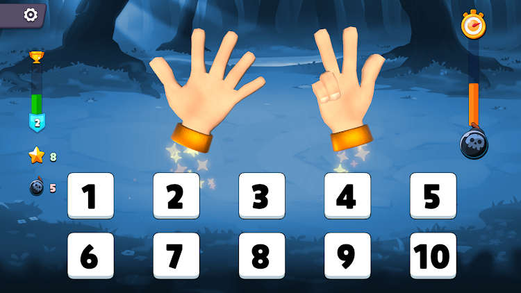 #7. Finger Maths Trainer for Kids (Android) By: Linda Schnetzinger