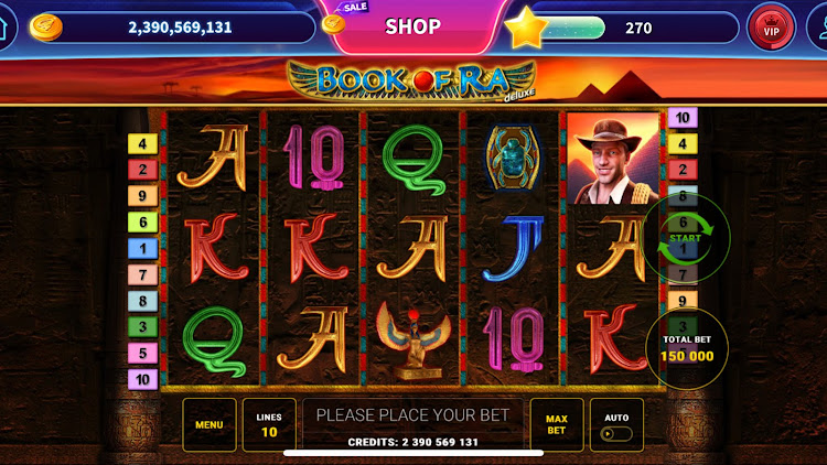 #6. Book of Ra™ Deluxe Slot (Android) By: Funstage