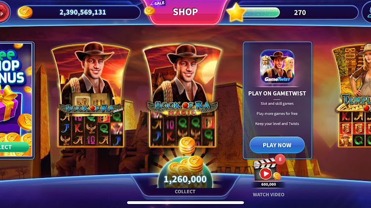 #7. Book of Ra™ Deluxe Slot (Android) By: Funstage