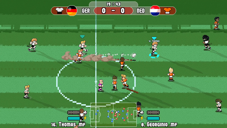 #3. Pixel Cup Soccer - Ultimate (Android) By: BATOVI Games