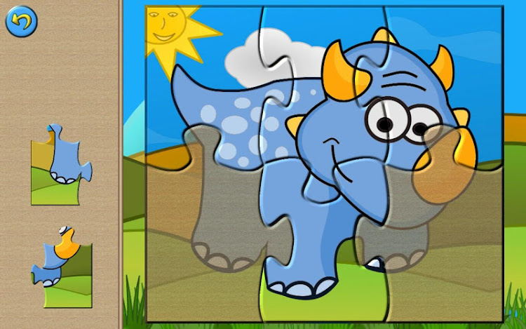 #7. Dino Puzzle Kids Dinosaur Game (Android) By: Tiltan Games