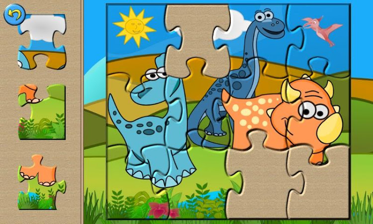 #4. Dino Puzzle Kids Dinosaur Game (Android) By: Tiltan Games