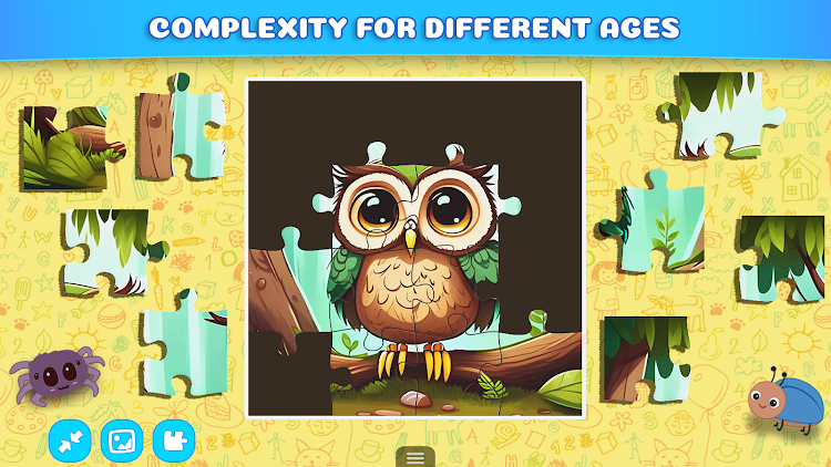 #4. Kids' Puzzle: Toddlers Game 3+ (Android) By: GiftBox Games