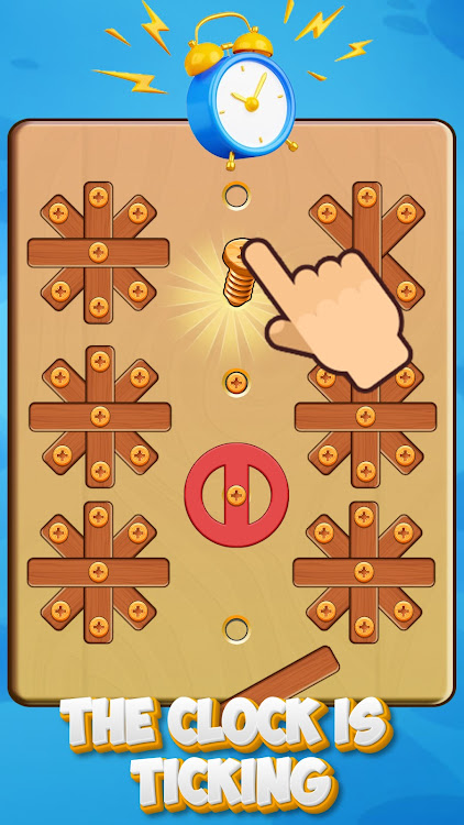 #3. Nuts & Bolts Screw Puzzle Game (Android) By: Smart Dream Games