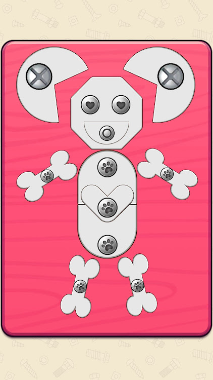 #5. Nuts & Bolts Screw Puzzle Game (Android) By: Smart Dream Games