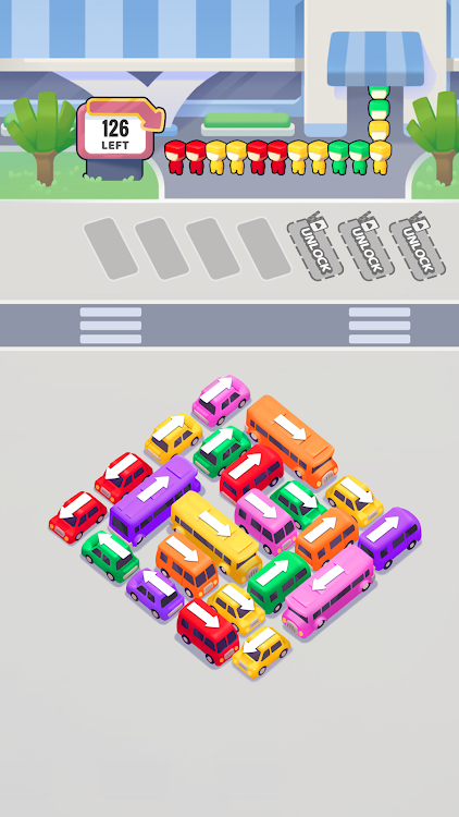 #5. Bus Frenzy : Station Shuffle (Android) By: Life Coloring