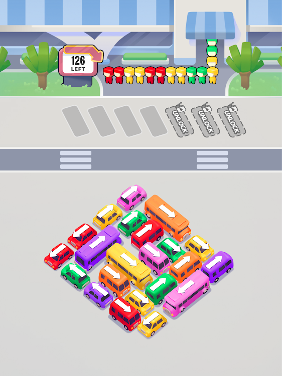 #9. Bus Frenzy : Station Shuffle (Android) By: Life Coloring