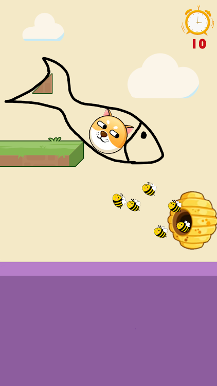 #4. Save the Dog - Bee BIocker (Android) By: xiuzhen