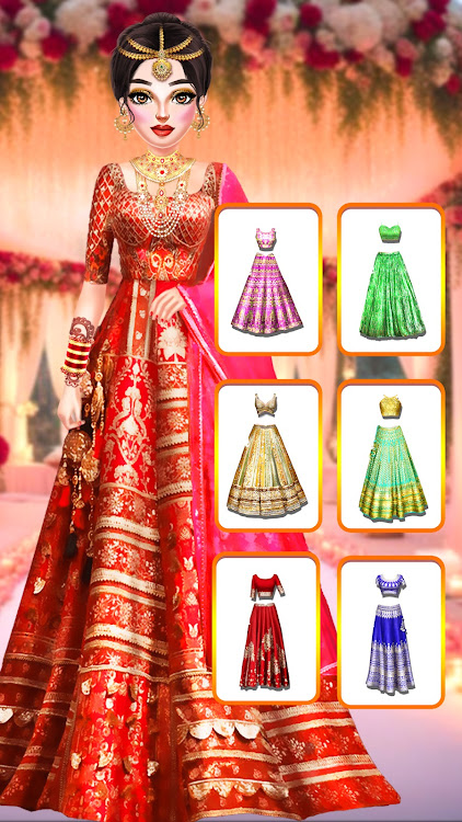 #6. Bridal Dress Up Indian Wedding (Android) By: IntroPixel Game Studio