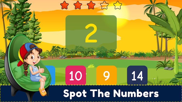 #4. 123 Numbers: Kids Fun World (Android) By: RJ App Studio