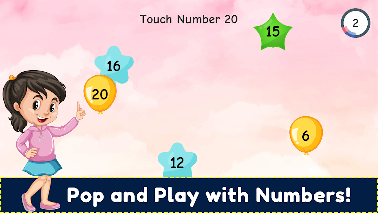 #5. 123 Numbers: Kids Fun World (Android) By: RJ App Studio