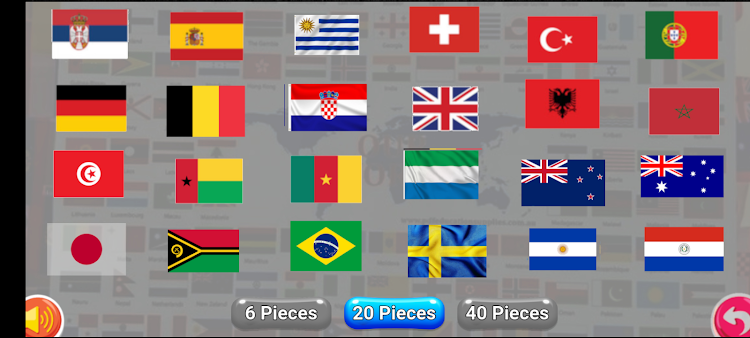 #3. World Flags Jigsaw Puzzle (Android) By: Nurlaela