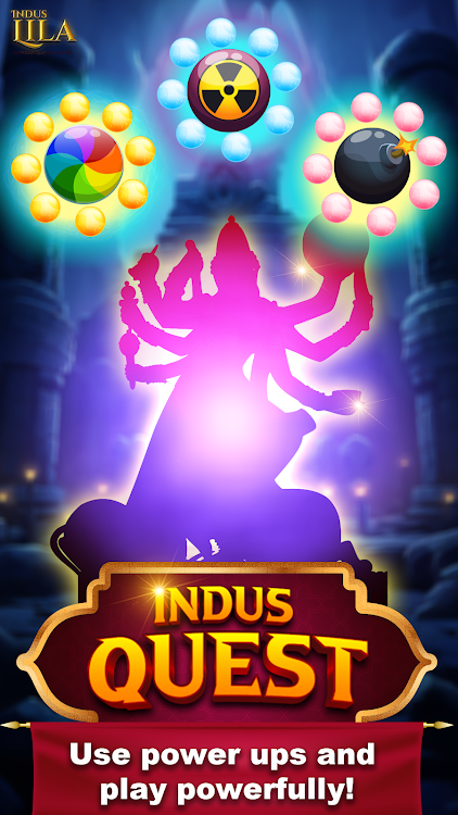 #2. Indus Quest Idols: Bubble game (Android) By: Induslila