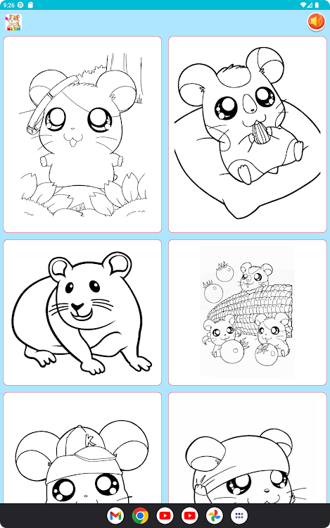 #2. Hamster Coloring Book (Android) By: Nurlaela