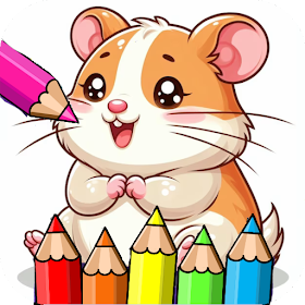 Hamster Coloring Book