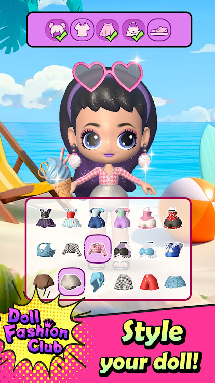 #6. Doll Dress Up Salon (Android) By: Tree game