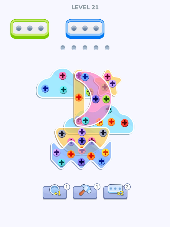 #8. Screw Stars: Unlock and Solve (Android) By: SayGames Ltd