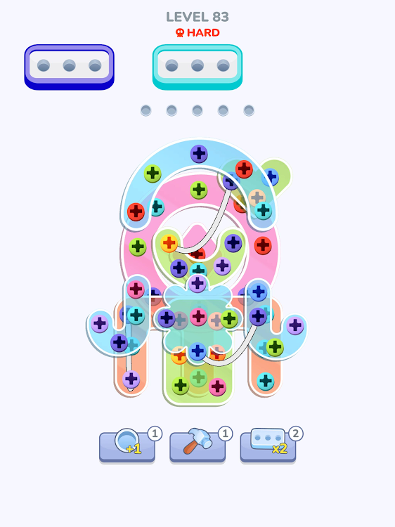 #10. Screw Stars: Unlock and Solve (Android) By: SayGames Ltd