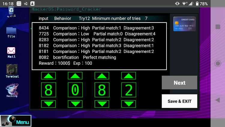 #7. Hackingdom Hacker game (Android) By: RedrococoZero