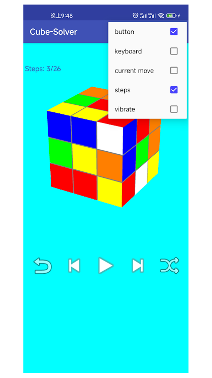 #2. Cube-Solver (Android) By: cat315