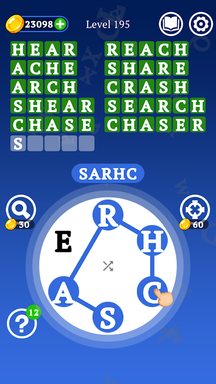 #6. Word Connect Basic (Android) By: Basic Puzzle Studio