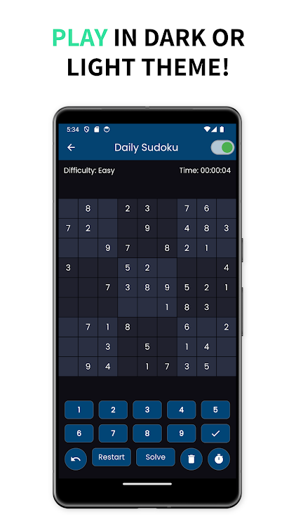 #4. Daily Sudoku - Classic Puzzles (Android) By: Thulo Technology