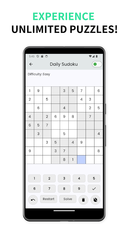 #5. Daily Sudoku - Classic Puzzles (Android) By: Thulo Technology