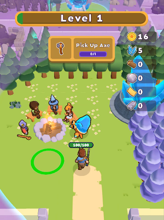 #5. Crystal Quest: Topdown Heroes (Android) By: 67 Bits