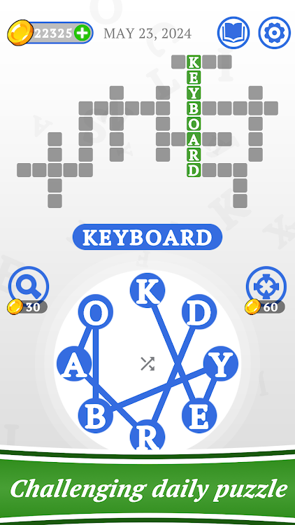 #3. Word Cross Basic (Android) By: Basic Puzzle Studio