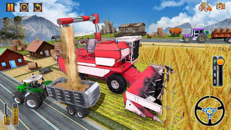 #4. Real Tractor Farming Sim Drive (Android) By: Gameboost Studio Inc.