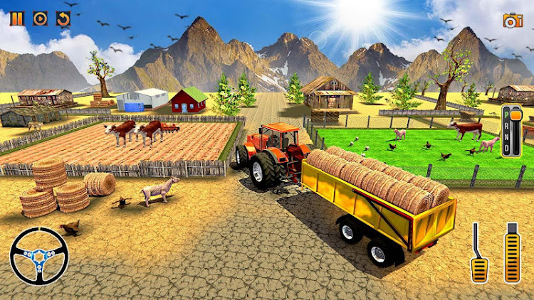 #8. Real Tractor Farming Sim Drive (Android) By: Gameboost Studio Inc.