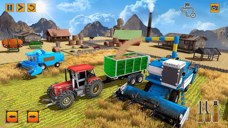 #7. Real Tractor Farming Sim Drive (Android) By: Gameboost Studio Inc.