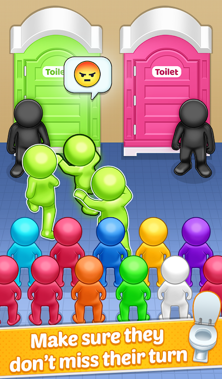 #4. Toilet Jam - Sort Puzzle 3D (Android) By: Lion Cube Studio