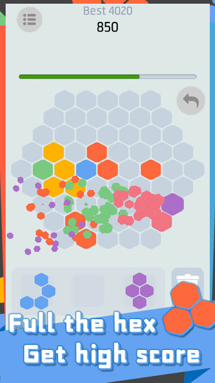 #2. Hex Puzzle - Super fun (Android) By: PuLu Network