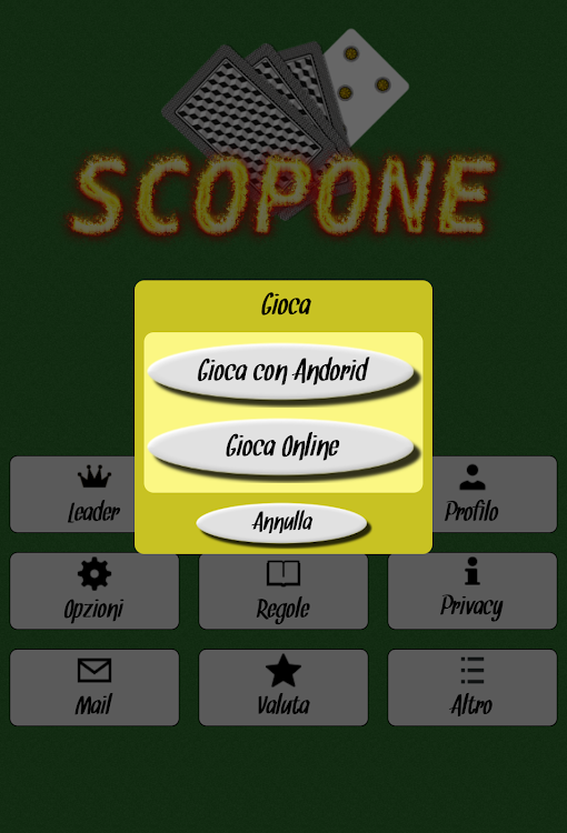 #10. Scopone (Android) By: Davide Terella