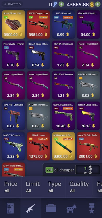 #3. Case Royale cs2 and csgo cases (Android) By: Case opener simulator