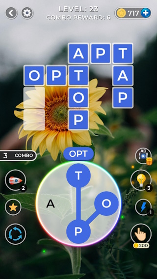 #2. Word Champ-Crossword Puzzle (Android) By: W3D