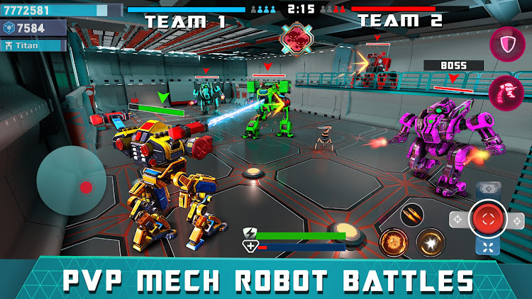 #5. Mech Robot Games - Multi Robot (Android) By: Brave Jackals