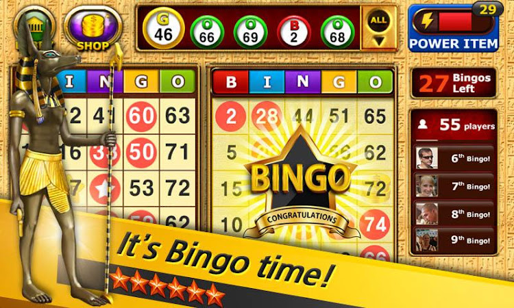 #6. Bingo - Pharaoh's Way (Android) By: Starlight Interactive