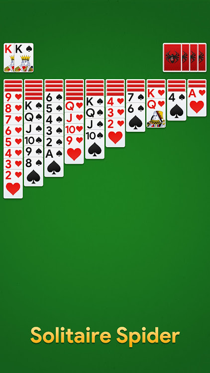 #4. Spider Solitaire: Card Game (Android) By: TOR Games