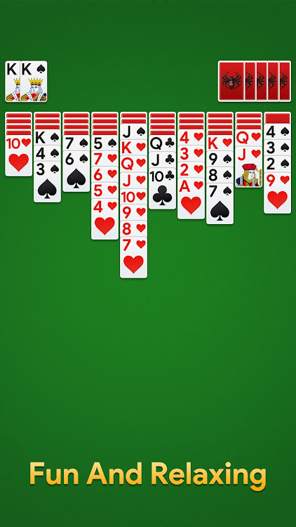 #9. Spider Solitaire: Card Game (Android) By: TOR Games