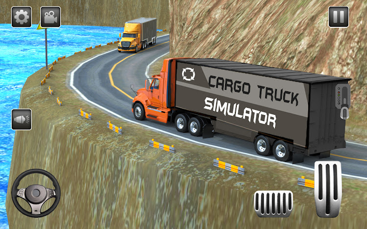 #2. Cargo Truck Driving Games 2023 (Android) By: Italy Games studios