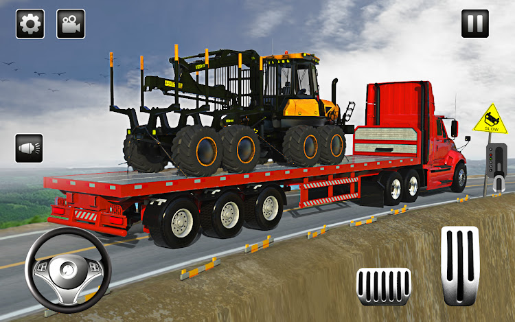 #3. Cargo Truck Driving Games 2023 (Android) By: Italy Games studios